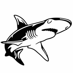 Hammerhead Line Art Vector Design