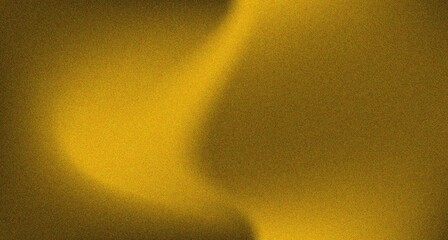 Dark yellow golden abstract grainy gradient background, noise texture effect background