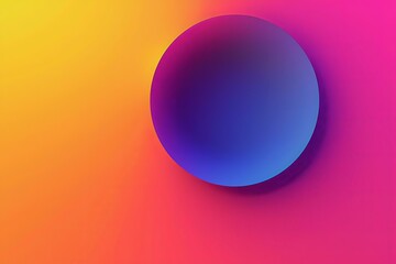 Obraz premium Enigmatic Sphere Amidst Radiant Flux Glowing Harmony