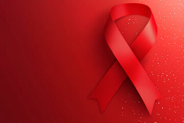 vector World aids day landing page template