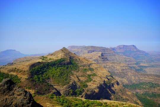 View of mountains | Nature landscape photograph | View from Kalsubai peak and Kalsubai trek