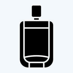 Icon Urinal. related to Bathroom symbol. glyph style. simple design editable