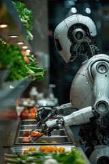 Robot Chef Handling Produce