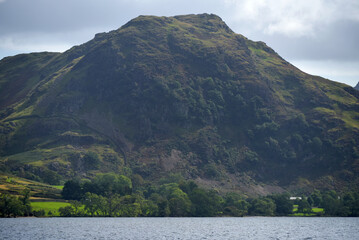 View from shores of Crummock Water in the Lake District, Cumbria
