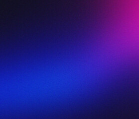 Dark purple, pink blue, gradient background, blurred neon color flow, grainy texture effect, futuristic banner design