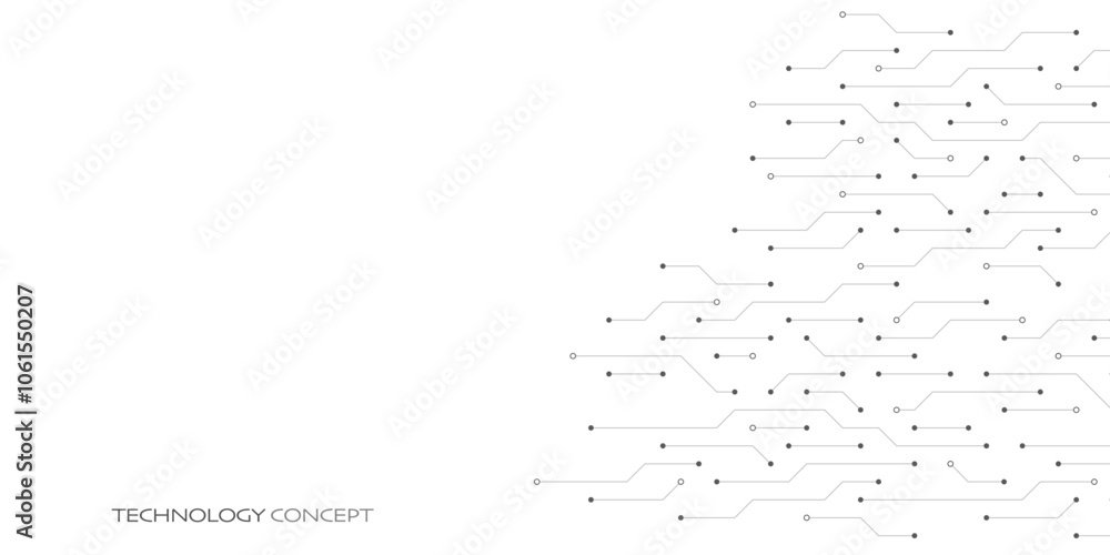Poster circuit board texture with communication technology concept