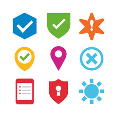 buttons for web, check mark buttons, buttons for web vector