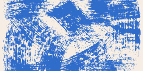 Grainy rough bold brush strokes with hand drawn texture. Distress damaged vintage template. Retro grunge background for posters, backdrop. 