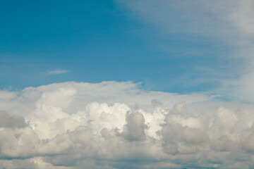 blue sky with clouds