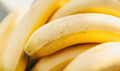 Pile of ripe yellow bananas, Generative AI 