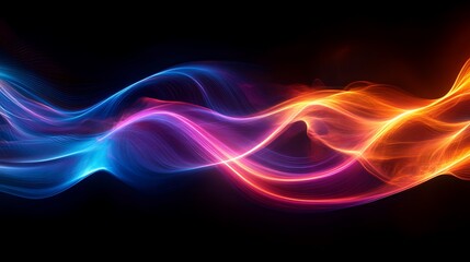 Create stunning light waves using digital art techniques