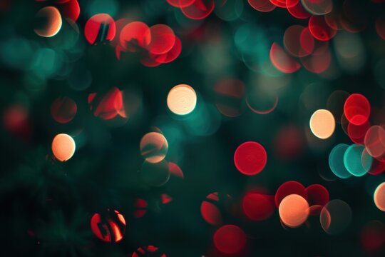 Night light boke christmas outdoors green.