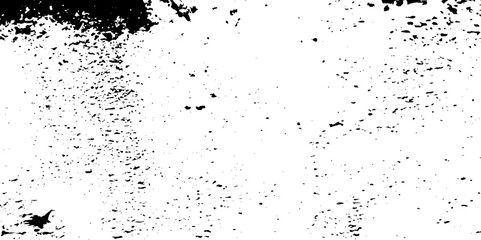 Dirt messy splash overlay and Black and white Dust overlay distress grungy effect paint. Black and white grunge seamless texture. Dust and scratches grain texture on white and black background.