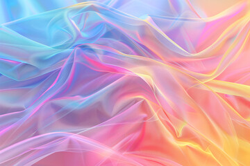 Obraz premium background with rainbow mesh. Fantasy gradient backdrop.