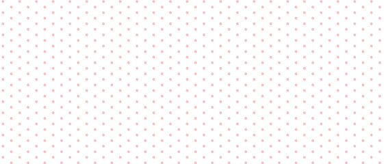 ドット・水玉のパターンの背景　かわいい　ピンク　Pink handwritten dot pattern background
