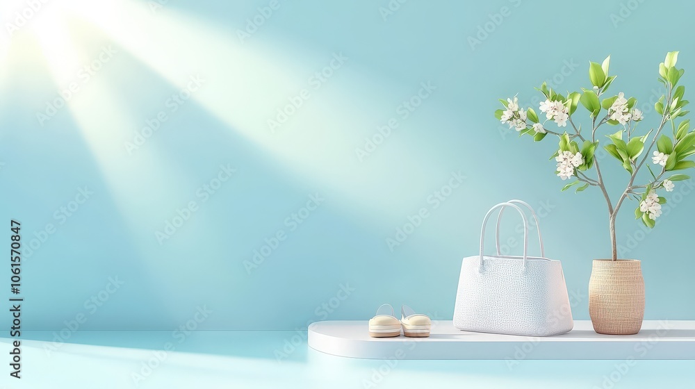 Poster a stylish light blue vector background with a minimalist approach, featuring subtle gradients and cl