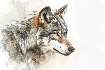 Obraz premium Wolf animal mammal canine.