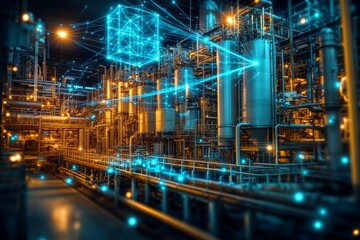 Obraz premium The Mirror Factory, Digital Twins in Manufacturing