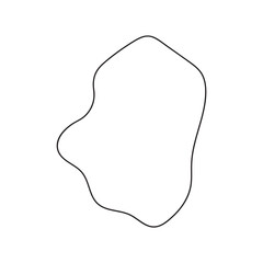 abstract blobs outline for background