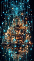 Fototapeta premium The Mirror Factory, Digital Twins in Manufacturing