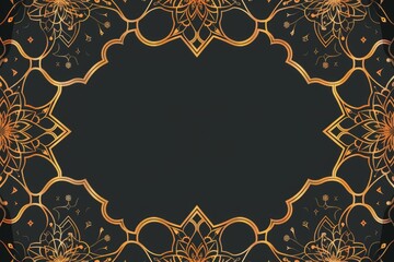 Islamic Muslim Arabian mosque style pattern background