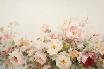 Ingelijste posters English garden painting flower plant. © Rawpixel.com