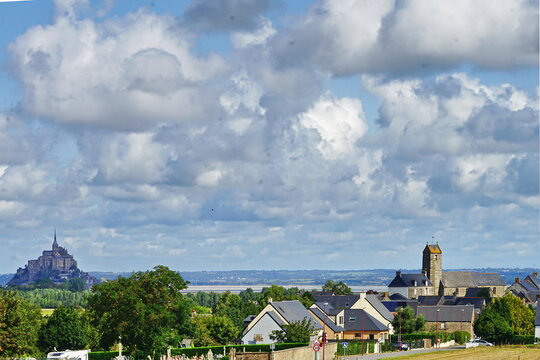 The village of Beauvoir in Normandy, France