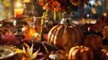 Thanksgiving is coming soon 3D rendering with 8K realistic quality