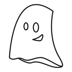 haloween ghost fun icon