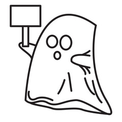 ghosts stage a demonstration