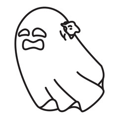 cute pain ghost