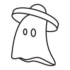 halloween hat ghost
