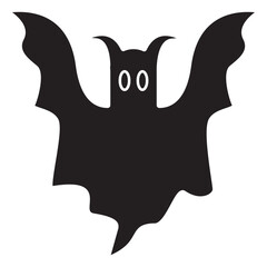 Bat ghost Gliph Icon