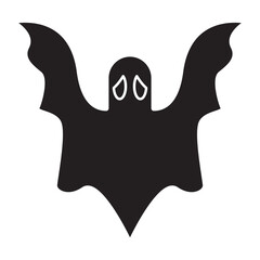 Bat ghost Gliph Icon