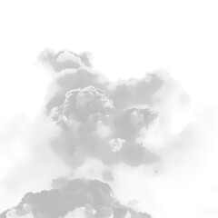 Mountain smoke billows into the sky.vector illustration