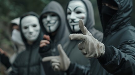 A person in gloves rests hands gently on a table, creating an atmosphere of calm and anticipation in a quiet, formal setting.