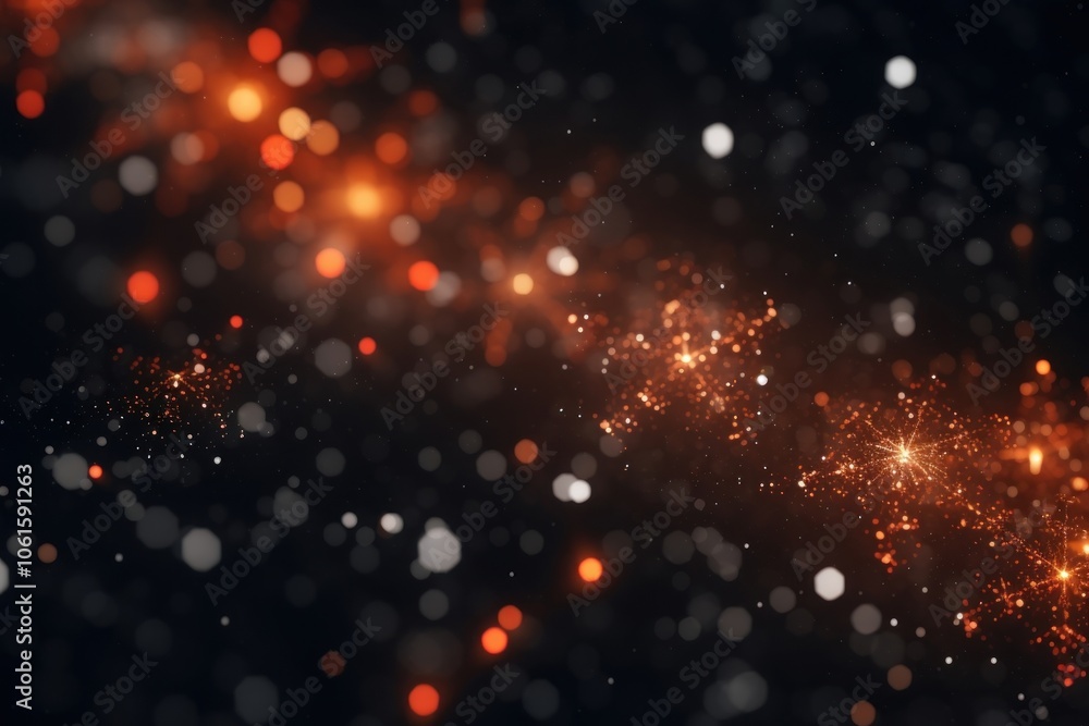 Poster neon black and red light pattern bokeh effect background backgrounds astronomy fireworks.