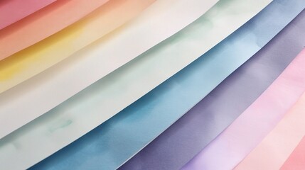 Obraz premium Soft Watercolor Paper Texture with Light Grain