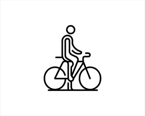 Fototapeta premium bicycle sign icon