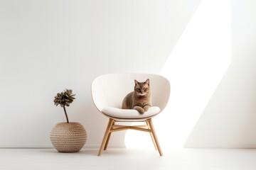 Chair furniture mammal animal.