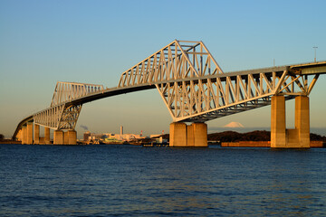 東京ゲートブリッジ　富士山　東京都江東区