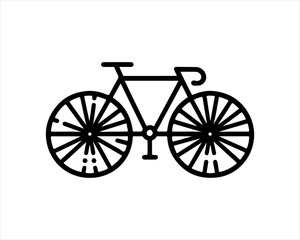 Bicycle Logo Design Icon Symbol Vector Template.
