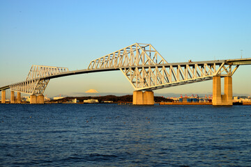 東京ゲートブリッジ　富士山　東京都江東区