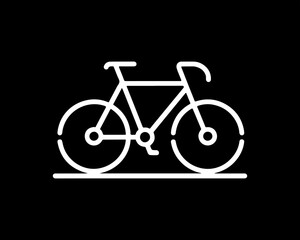Fototapeta premium bicycle icon vector logo illustration