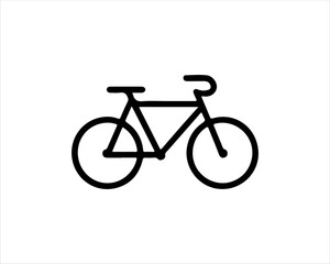 Fototapeta premium bicycle icon vector logo illustration