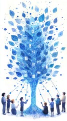 Obraz premium The Virtual Giving Tree, Digital Philanthropy and Crowdfunding