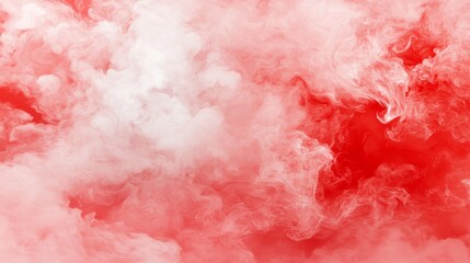 Fototapeta premium Red smoke texture background, abstract swirling wisps and ethereal patterns for digital art design projects