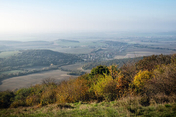 Seasonal natural scene, Tribec mountain range, Slovakia