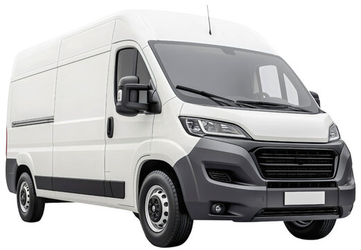 Professional van vehicle automobile, streamlined car isolated transportation, efficient business delivery commercial minibus, dynamic cargo minivan, logistics modern industrial