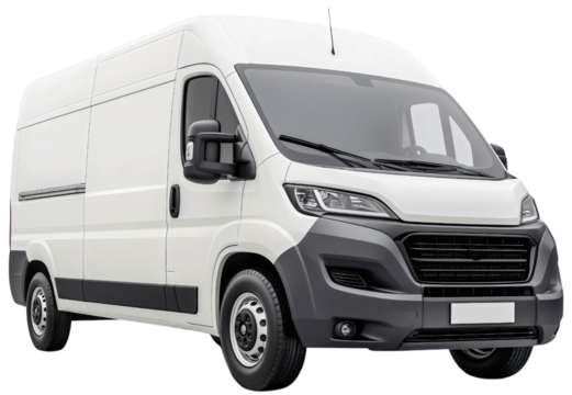 Professional van vehicle automobile, streamlined car isolated transportation, efficient business delivery commercial minibus, dynamic cargo minivan, logistics modern industrial
